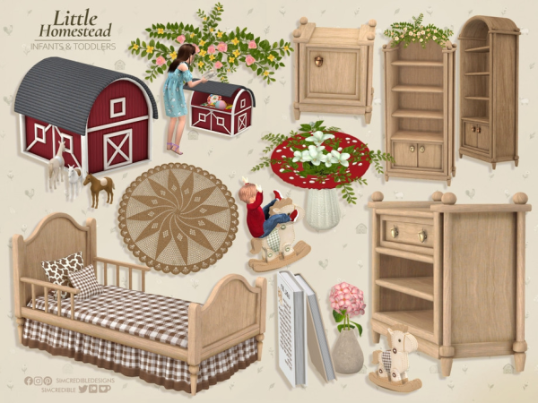 Sims 4 Little Homestead Toddler Nursery