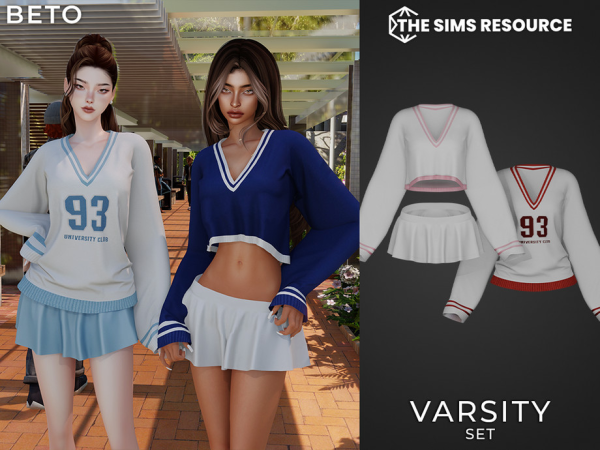 Sims 4 Varsity - Set by Beto_ae0