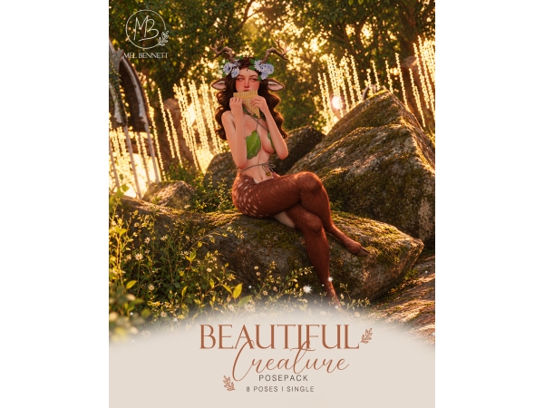 Sims 4 Beautiful Creature Posepack