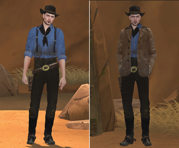 Alpha RDR2 Arthur Morgan by simsfinds - The Sims 4 Custom Content