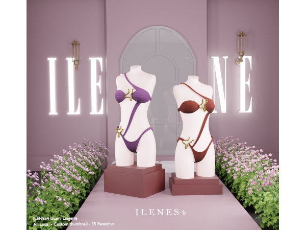 Alpha ILN Utami Lingerie - The Sims 4 Custom Content