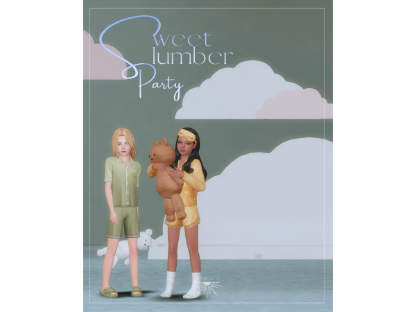 Sims 4 Sweet Slumber Party Conversion by apricitysims