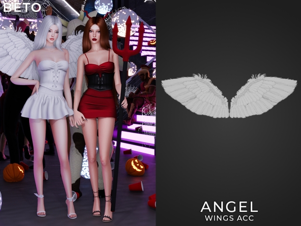 Sims 4 Angel - Wings ACC