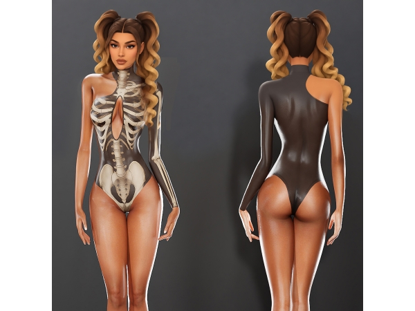 Sims 4 Cyber Void Bodysuit