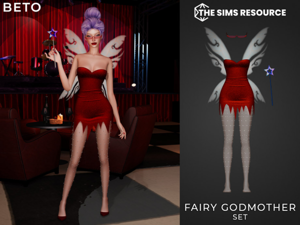 Sims 4 Fairy Godmother - Set by Beto_ae0