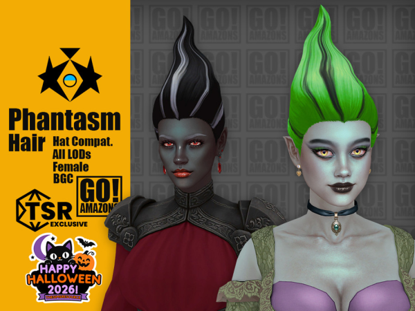 Sims 4 Phantasm Hair