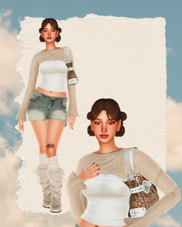 Mix Liv's Autumn Lookbook by simsfinds - The Sims 4 Custom Content
