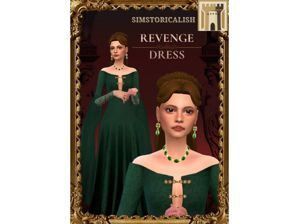 Sims 4 [Simstoricalish] Alicent's Revenge dress