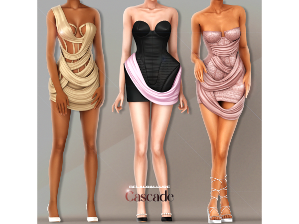 Sims 4 Belaloallure_Cascade cc collection