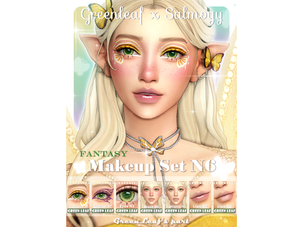 Sims 4 [Greenleaf]Fantasy Makeup Set N6