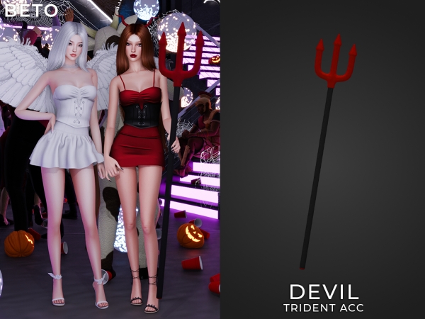 Sims 4 Devil - Trident ACC