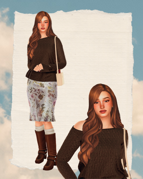 Mix Liv's Autumn Lookbook by simsfinds - The Sims 4 Custom Content