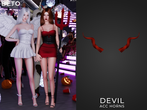Sims 4 Devil - Horns ACC