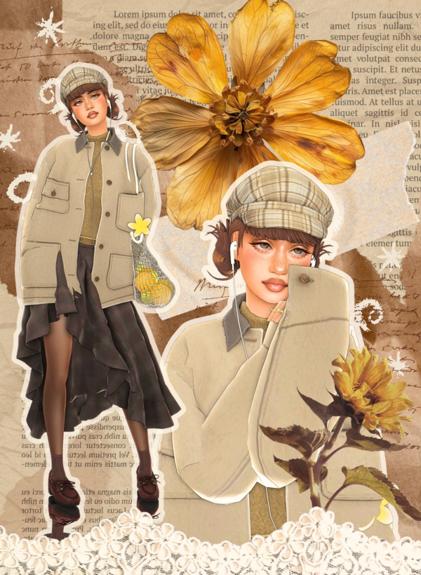 Mix happy fall lookbook by simsfinds - The Sims 4 Custom Content