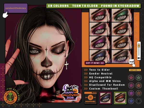 Sims 4 Paratoxic Eyeshadow