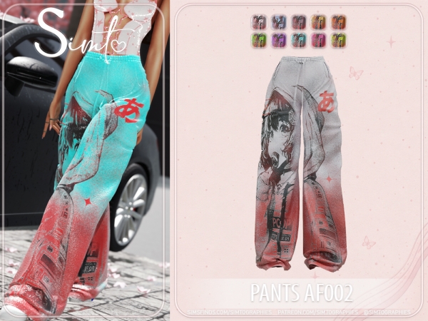 Sims 4 Pants AF002