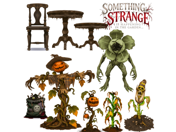 Sims 4 KL Sims Halloween Set - Something Strange Part III