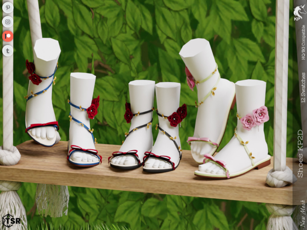 Mix Shoes KP2D Child by KaTPurpura - The Sims 4 Custom Content