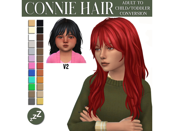 Sims 4 hair conversions by sleepyz