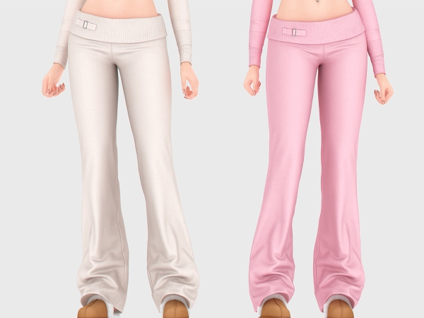 Alpha Cora Flare Pants - The Sims 4 Custom Content