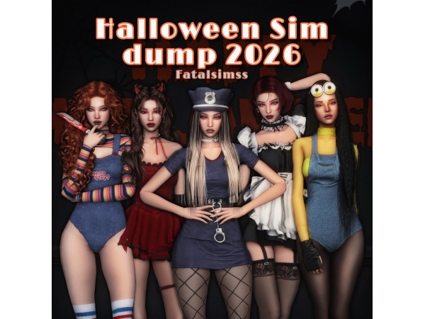 Alpha Halloween sim dump 2026 - The Sims 4 Custom Content