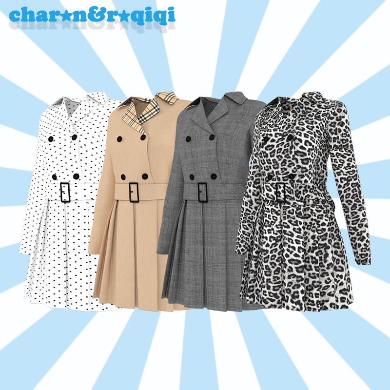 Mix [charonroqiqi]windbreaker by roqiqi - The Sims 4 Custom Content