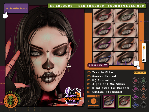 Sims 4 Paratoxic Eyeliner