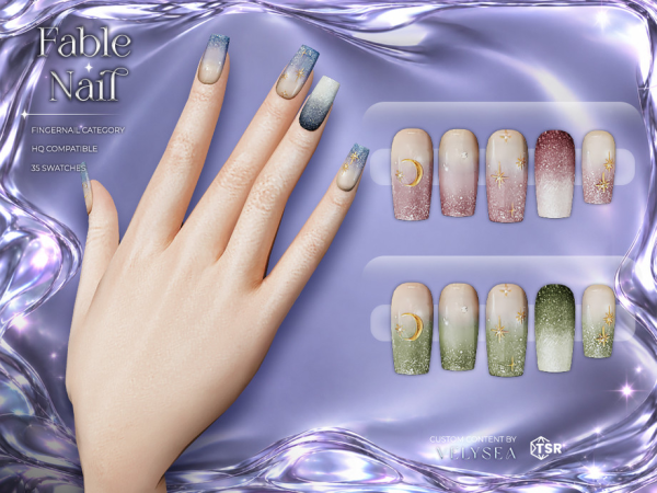 Sims 4 Fable Nail by VELYSEA