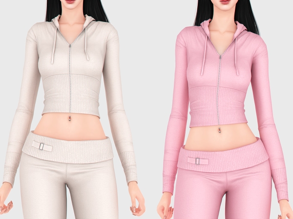 Alpha Cora Hoodie - The Sims 4 Custom Content