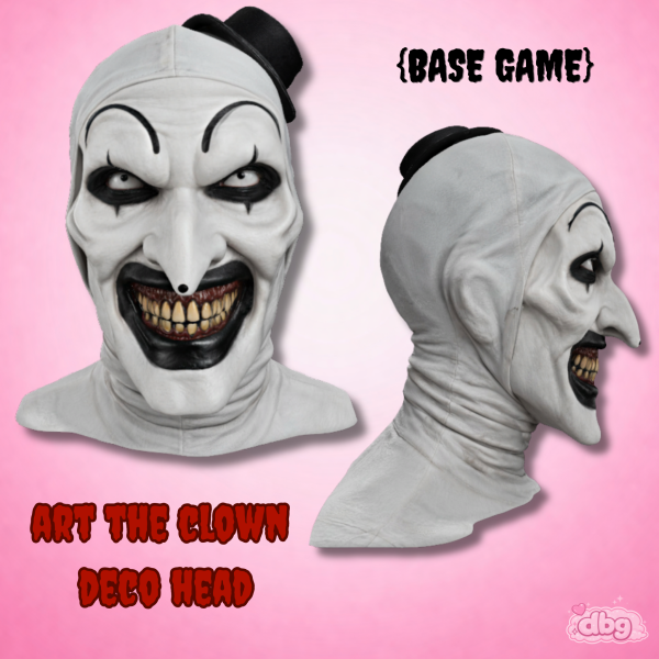Alpha art the clown deco head by simsfinds - The Sims 4 Custom Content