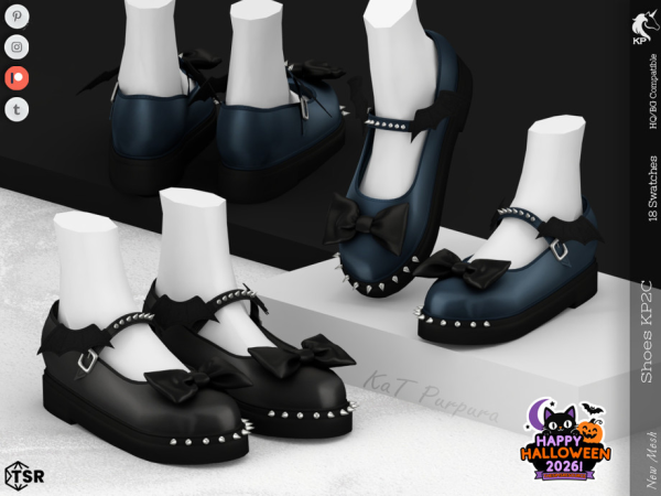 Mix Shoes KP2C Female by KaTPurpura - The Sims 4 Custom Content