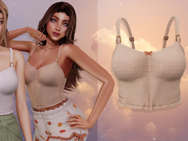 Alpha Haze Tank Top - The Sims 4 Custom Content