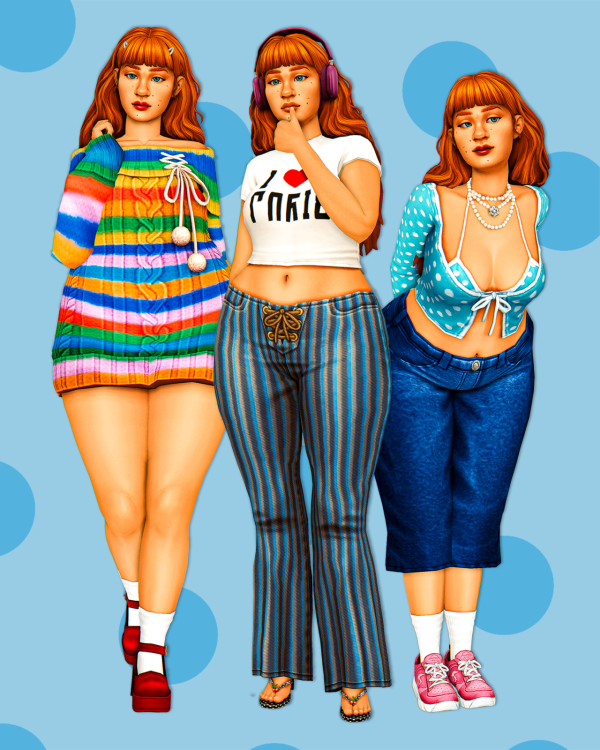 Maxis Match BECCA HUGGINS LOOKBOOK froot by simsfinds - The Sims 4 Custom Content