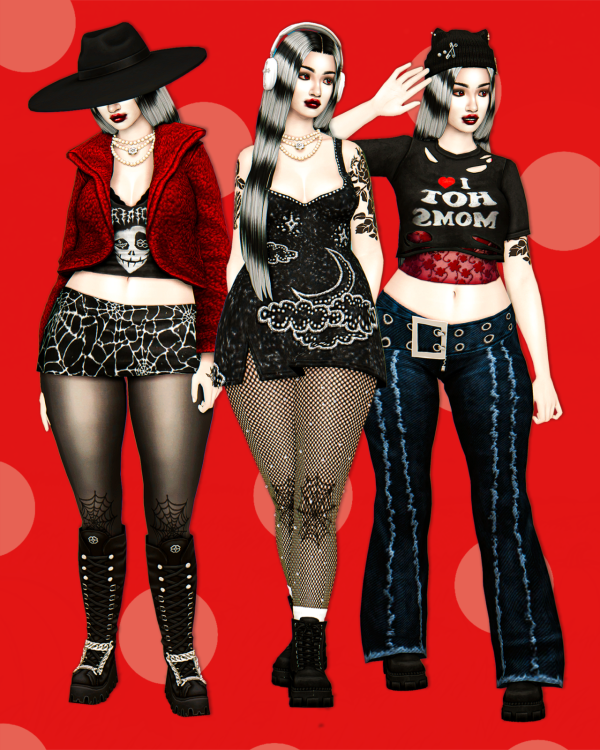 Maxis Match SELENA DOWNING LOOKBOOK froot by simsfinds - The Sims 4 Custom Content