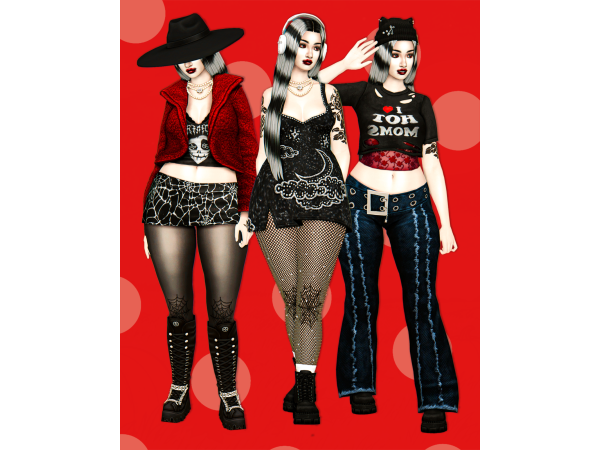Maxis Match SELENA DOWNING LOOKBOOK froot by plasma - The Sims 4 Custom Content