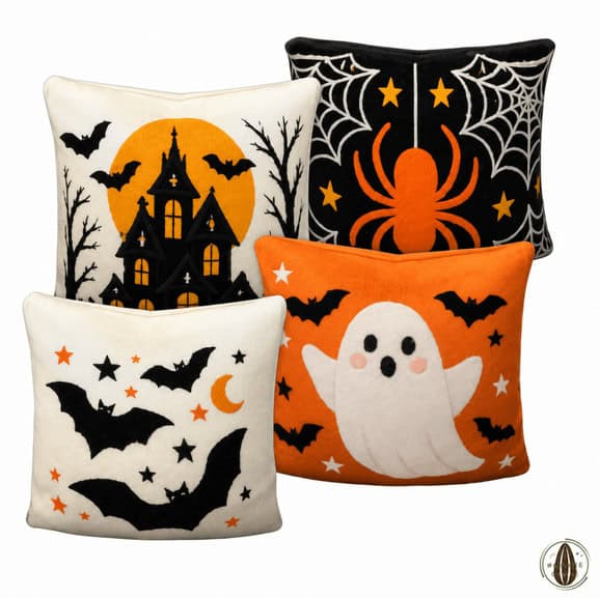 Maxis Match Halloween Cushions by simsfinds - The Sims 4 Custom Content