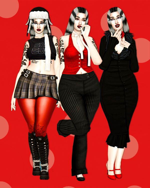 Maxis Match SELENA DOWNING LOOKBOOK froot by simsfinds - The Sims 4 Custom Content