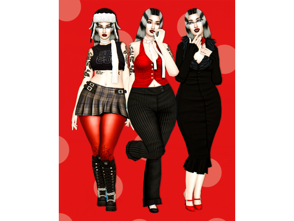 Maxis Match SELENA DOWNING LOOKBOOK froot by plasma - The Sims 4 Custom Content