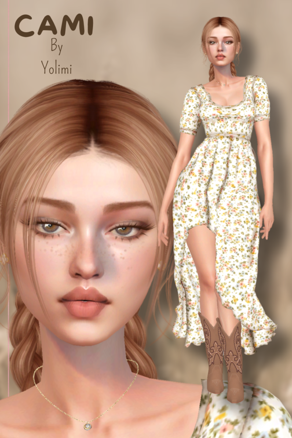 Alpha Cami by yolimi - The Sims 4 Custom Content