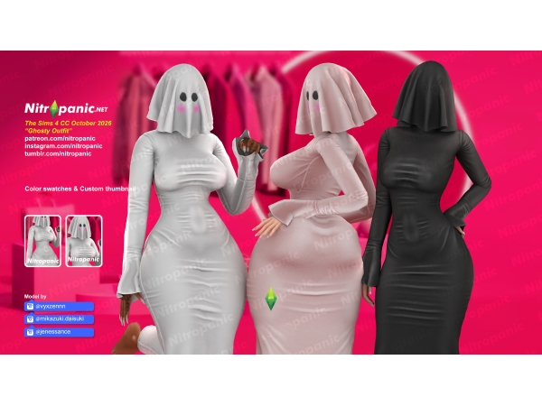 Sims 4 Nitropanic_Ghosty Outfit