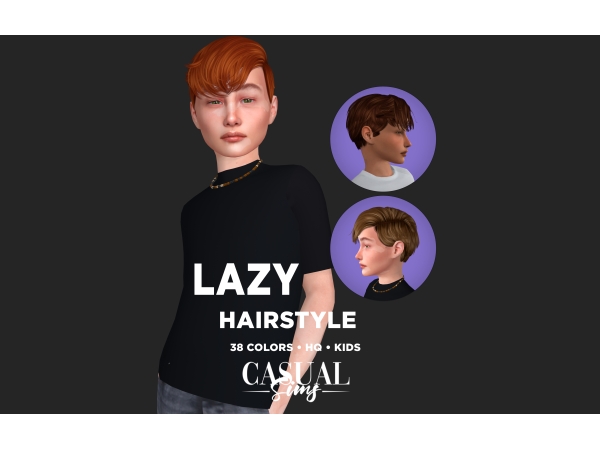 Sims 4 Lazy Hairstyle Children