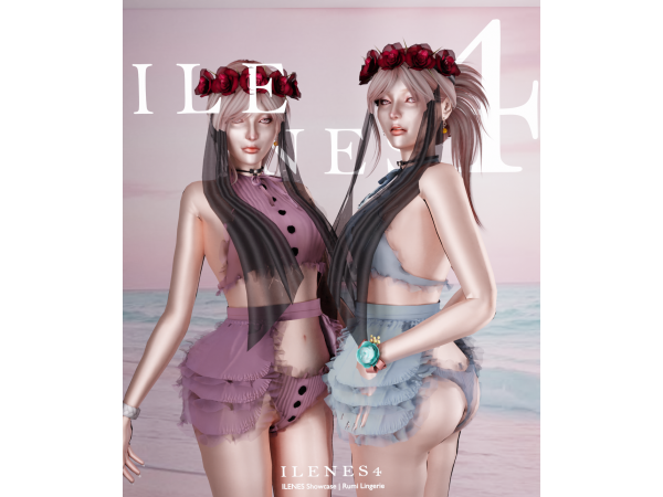 Sims 4 ILN. Yuika Lingerie