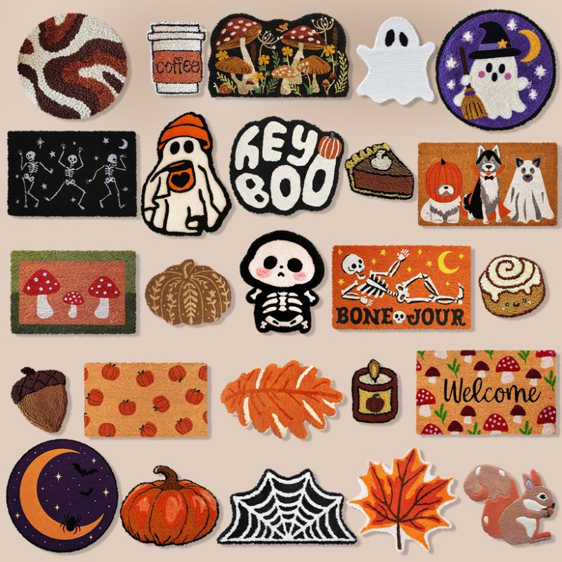 Alpha Fall Rugs by descargassims - The Sims 4 Custom Content