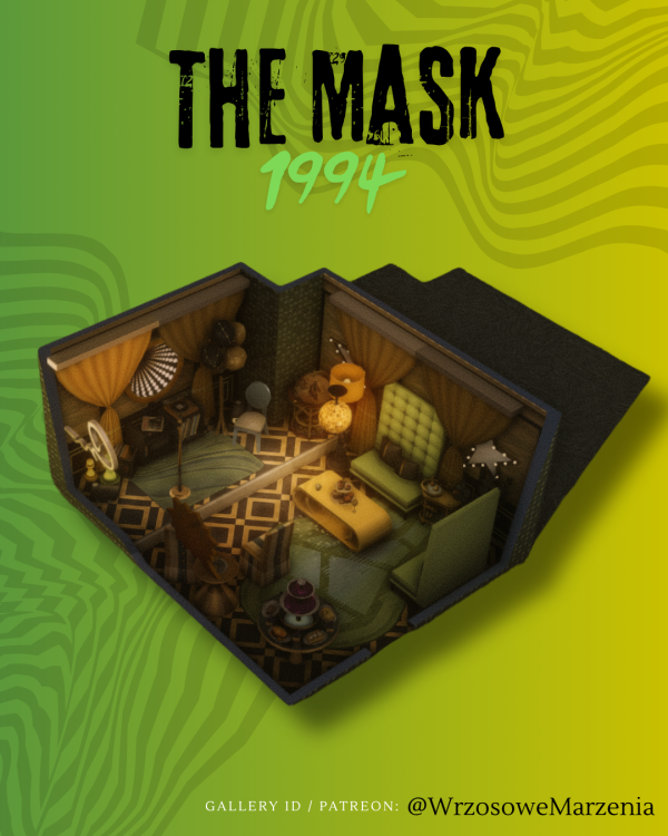 Maxis Match The Mask 1994 Room Sim by wrzosowemarzenia - The Sims 4 Custom Content