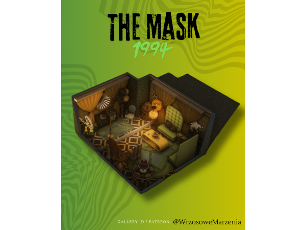 Sims 4 The Mask 1994 - Room & Sim