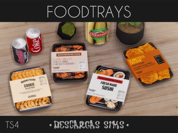Sims 4 FoodTrays
