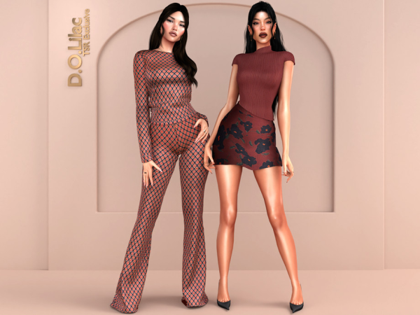 Sims 4 Scarlet Muse Set