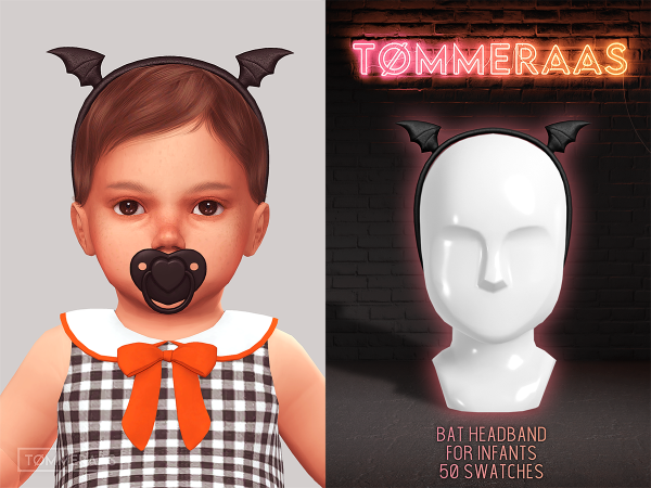 Sims 4 TØMMERAAS | Bat Headband for Infants