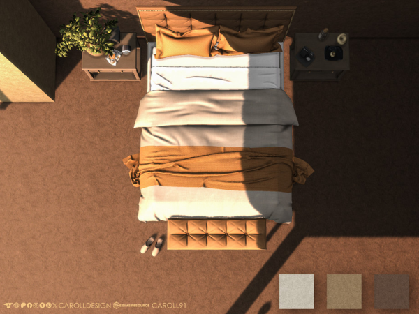 Sims 4 Velluto Fabric Carpet