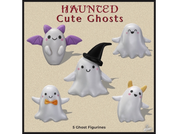 Sims 4 Haunted Series - Cute Ghosts